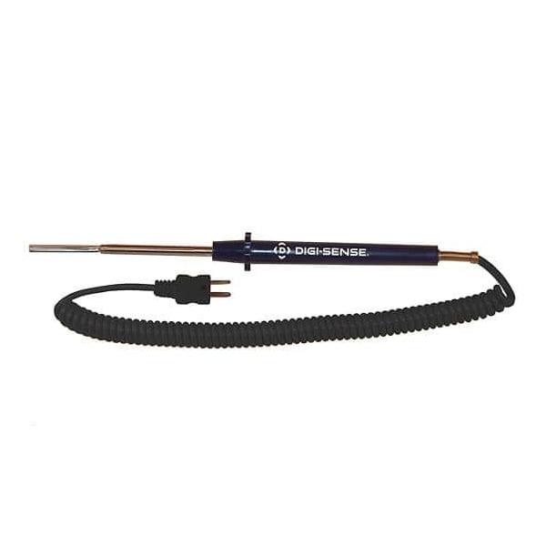 Type J Flat-Leaf Thermocouople Probe, w/
